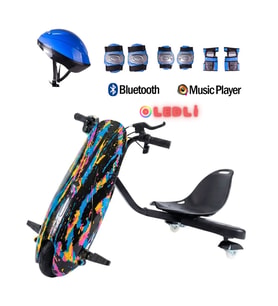 Citymate Drift Car Elektrikli Kaykay Bluetooth Dirift Kar Hoverboard Scooter + Koruma Ekipmanı D33