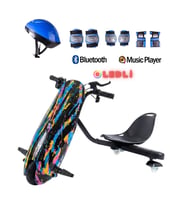 Citymate Drift Car Elektrikli Kaykay Bluetooth Dirift Kar Hoverboard Scooter + Koruma Ekipmanı D33
