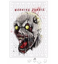 Warning Zumbie Puzzle 240 Parça Yapboz