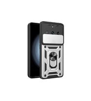 Northcity Realme 11 Pro Kılıf Pars Lens Yüzüklü Silikon - Gümüş