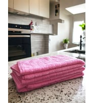 Technow Misclean Mikrofiber Mutfak Temizlik Bezi 40*40 cm Pembe (3 Adet)
