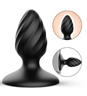 CHICK Güçlü Vantuzlu Spiral Tasarım Silikon  Plug