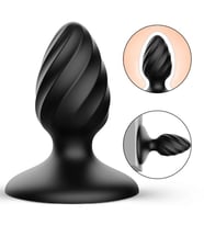 CHICK Güçlü Vantuzlu Spiral Tasarım Silikon  Plug