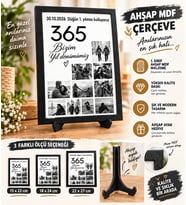 Birlikte Geçen Günlerin En Güzel Hatırası… Size Özel 365 Günlük Aşk Çerçevesi!
