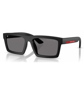 Prada Sport SPSA07 1BO02G 55 Polarize Erkek Güneş Gözlüğü (Siyah)