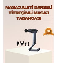 Şarjlı Taşınabilir 3In1 Titreşimli Masaj Aleti Esneme Bantlı - Lisinya