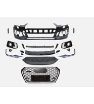 Audi A4 Rs4 Ön Tampon Komple Set 2017-2019 arası uyumlu Panjurlu
