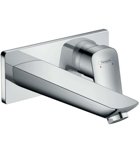 Hansgrohe Logis Su Tasarruflu Sıva Altı Tek Kollu Lavabo Armatürü, Konforlu Çıkış 195 Mm, Duvara Mon
