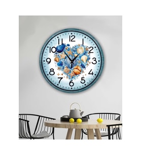 bilge Tasarım Retro Duvar Saati 40 x 40 CM (Karışık)