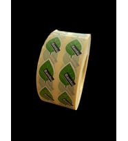 Yaprak Bambu Çorap Pul Sticker Yapışkanlı Sticker 4.000 Adet