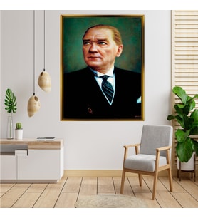 ÇERÇEVELİ ATATÜRK TABLO S365