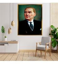 ÇERÇEVELİ ATATÜRK TABLO S365