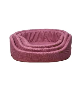 Chester Elips Yıkanabilir Yatak 49-35cm Small Pembe