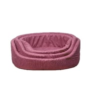Chester Elips Yıkanabilir Yatak 49-35cm Small Pembe