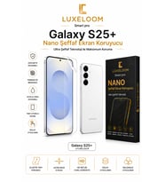 LUXELOOM Galaxy S25+ Nano Şeffaf Ekran Koruyucu