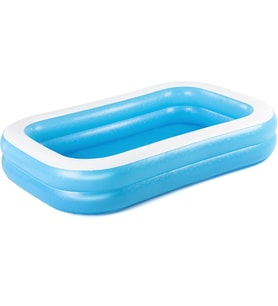 Bestway Aile Tipi Ve Çocuklar Için Uygun Şişirilebilir Dikdörtgen Yüzme Havuzu, Mavi, 2.62 M X 1.75 (Çok Renkli)
