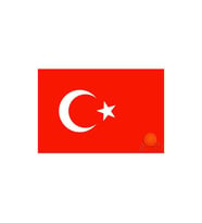 Vatan Bez Bayrak Türk %100 Polyester 200x300 VT111 (Kırmızı-Beyaz)