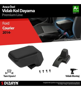 Courier Uyumlu Kol Dayama Kolçak ABS Vidalı Siyah 2014 Üzeri A+Kalite Parça