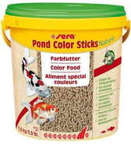 Sera Pond Color Sticks Nature 50 GR (Açık) Poşette Skt :05/2028 Japon Koi balığı yemi