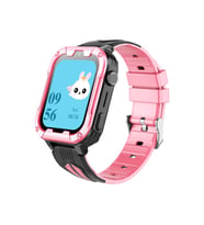 ZCWATCH V0922 S Profesyonel 4G AGPS Akıllı Çocuk ve Aile Saati, Mini Cep Telefonu (Siyah-Pembe)