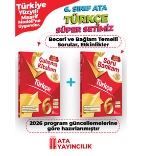6. Türkçe Süper Set Soru Bankam + Çalışma Kitabım Yeni