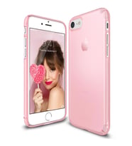 Ringke Slim Frost iPhone 7/8 ile Uyumlu KIlıf Pink İnce Buzlu Transparan