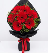 Kırmızı Gerbera Buketi