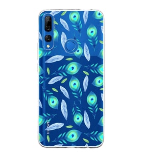 PrintiFy Huawei Y9 Prime 2019 ile Uyumlu 1mm Slim Fit Nazar Boncuğu 3 Baskılı Şeffaf  Kılıf