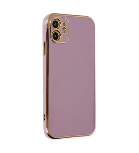 Apple İphone 12 Kılıf Volet Silikon - Mor