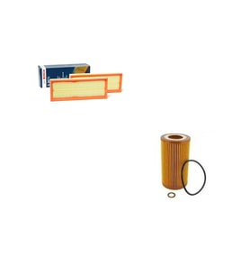 Bosch Filtre Bakım Seti Mercedes CLK 240 C209 2003-2009 Benzin Hava + Yağ filtre