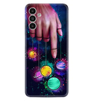 Samsung A23 A31 A32 A50 A51 A52 A53 A70 Kılıf Desenli Silikon Finger planet 1740