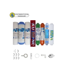 Purefer Açık kasa çift sedimentli Sertifikalı 8li Orijinal Lg Kuno mebran  mineral+alkalili+detox