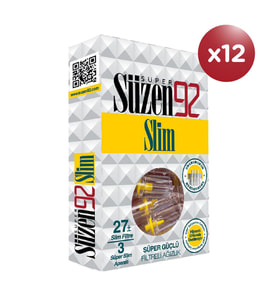 Süper Süzen92 Ağızlık Filtresi Slim 27'li Display Box