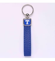 DERİ SAPLI HARF ANAHTARLIK HAFLİ-(T HARFİ)ANAH06
