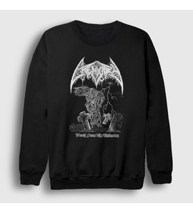 Presmono Unisex Siyah Wrath From The Unknown Crematory Sweatshirt 450590tt