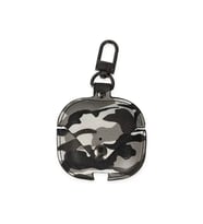 Newface Apple Airpods Pro 2 (2.nesil) Çanta Kamuflaj Deri Kılıf - Gri