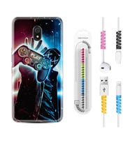 Xiaomi Redmi 8A 8 Pro 9C 9T 10C 11T Pro Kılıf Kablo Koruma Spiral Silikon Play Me 1757