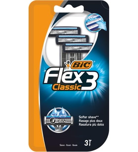 Lexroo Flex 3 Erkek Tıraş Bıçağı 3'lü Blister, Birbirinden Bağımsız Hareket Edebilen 3 Bıçak