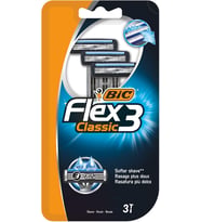 Lexroo Flex 3 Erkek Tıraş Bıçağı 3'lü Blister, Birbirinden Bağımsız Hareket Edebilen 3 Bıçak