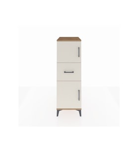 Kronos Dolap Tek Raflı Tek Çekmeceli 2 Kapaklı 44x59x134 Çam-Aytaşı