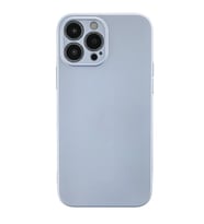 iPhone 13 Pro Max Kılıf Nano içi Kadife Silikon - Sky Blue