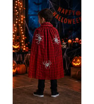 Spider Örümcek Adam Pelerin 75 cm Çocuk Halloween Kostüm Cadılar Bayramı Parti Örümcek Aksesuarı