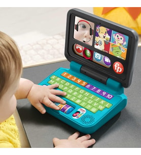 Fisher-Price Eğlen ve Öğren İlk Bilgisayarım HHH08 (Çok Renkli)