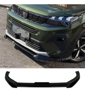 Peugeot Partner Ön Lip Parlak Siyah Plastik Ön Ek Karlık 2021 2022 2023 2024 2025 karlık+bodykit+ek
