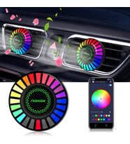 24 Led Rgb Araç Ledi Ekolayzer 170 Renk Şarjlı Müziğe Sese Duyarlı Torpido Ledi Bluetoothlu Parfümlü