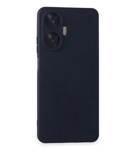 Newface Realme C55 Kılıf Nano içi Kadife Silikon - Lacivert