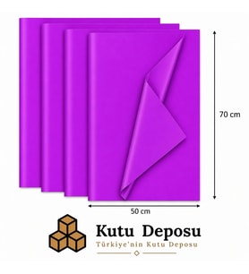 50x70 cm Mor Renk Pelur Kağıt (1KG)