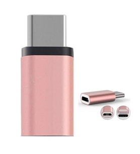 i-Stone Type-C Micro Usb Çevirici Aparat Üniversal Rose