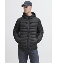 Jack & Jones JJWEST Light Puffer Hood Erkek Mont – Hafif Şişme Kapüşonlu Suya Dayanıklı Kışlık Ceket (Siyah)