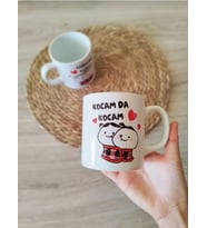 DYNTASARIM Karımda Karım Kocamda Kocam Özel Baskılı Kupa Bardak